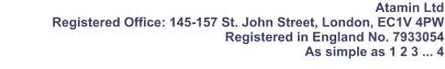 Atamin Ltd company registration
